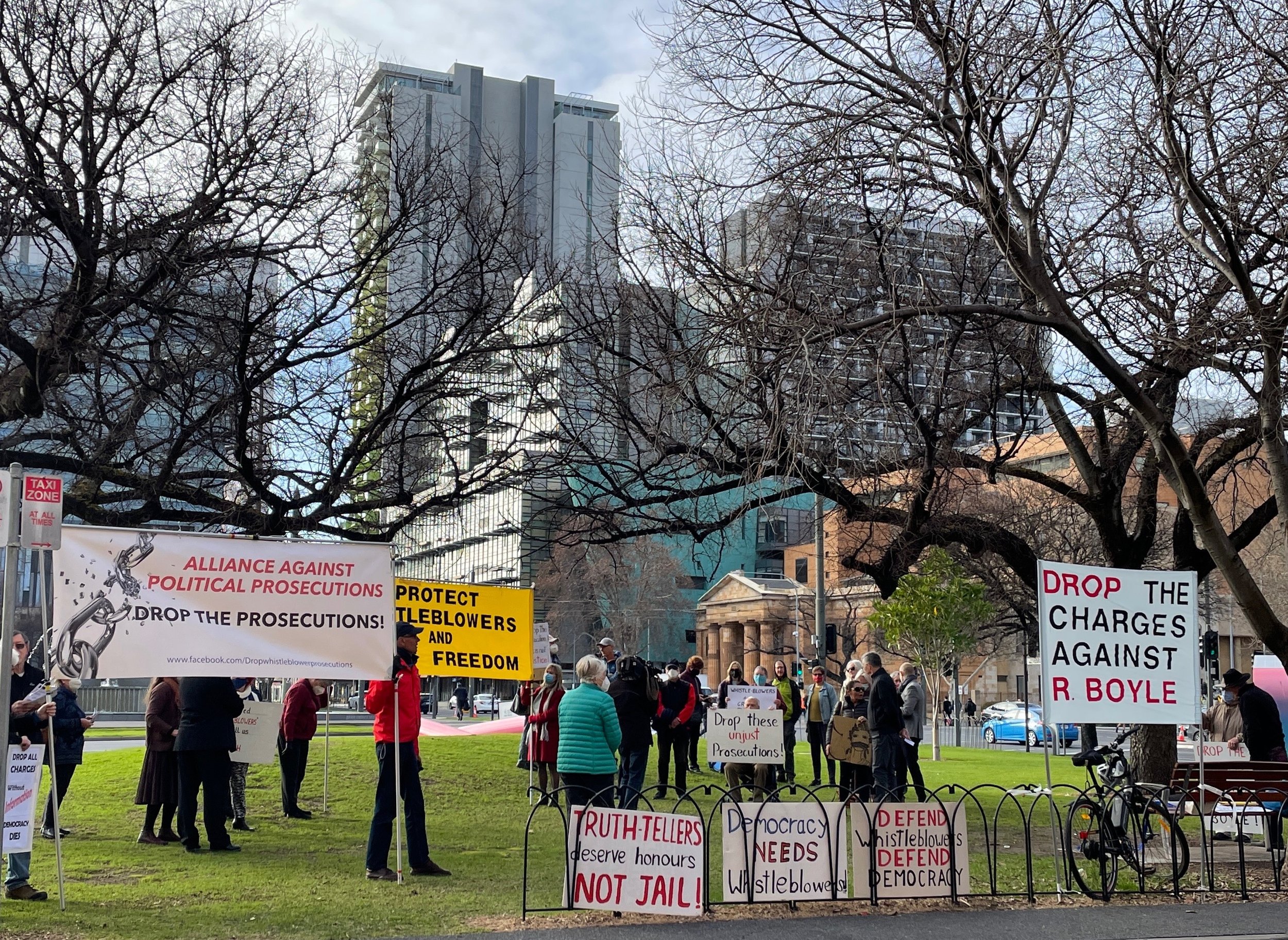 The Human Rights Law Centre appeared for Richard Boyle at his appeal hearing 9 August 2023